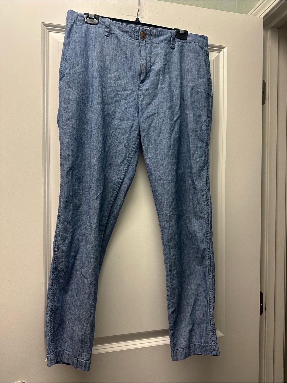 Gently Used Cotton Denim chambray GAP Girlfriend Chinos size 8